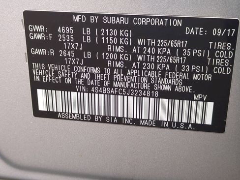 Used 2018 Subaru Outback 2.5i Premium image 33