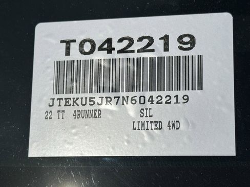 Certified 2022 Toyota 4Runner Limited image 15