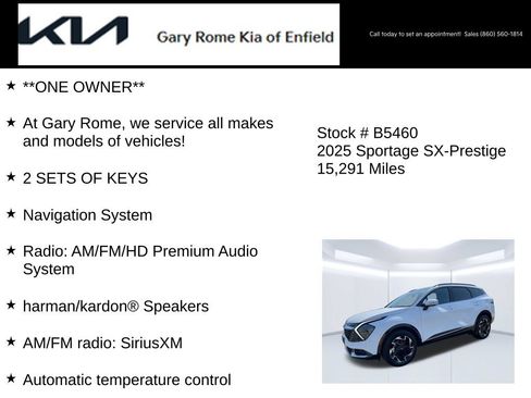 Certified 2025 Kia Sportage SX AWD/4WD image 7