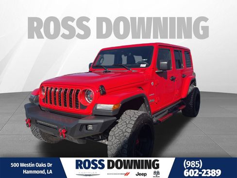 Used 2024 Jeep Wrangler Sahara w/ Technology Group image 1