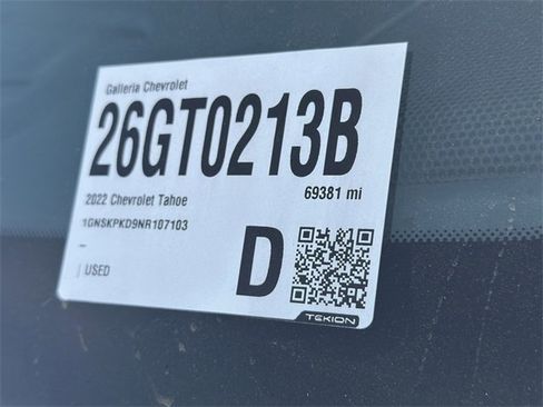 Used 2022 Chevrolet Tahoe Z71 w/ Z71 Off-Road Package image 38