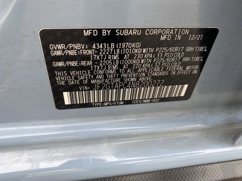 Used 2022 Subaru Crosstrek 2.0i Premium image 27