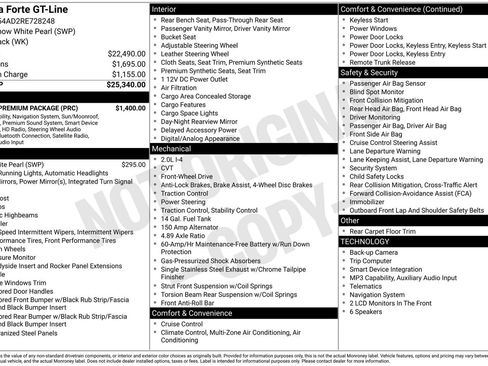 Used 2024 Kia Forte GT-Line w/ GT-Line Premium Package FWD image 3