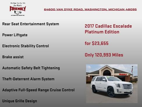 Used 2017 Cadillac Escalade Platinum image 30
