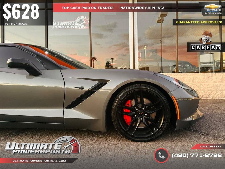 Used 2016 Chevrolet Corvette Stingray Coupe w/ Carbon Flash Badge Package RWD image 54