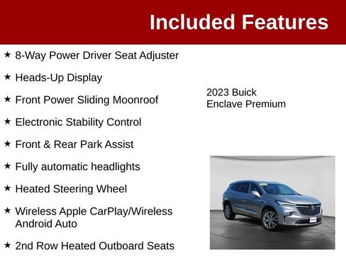 Used 2023 Buick Enclave Premium w/ Experience Buick Package AWD/4WD image 4