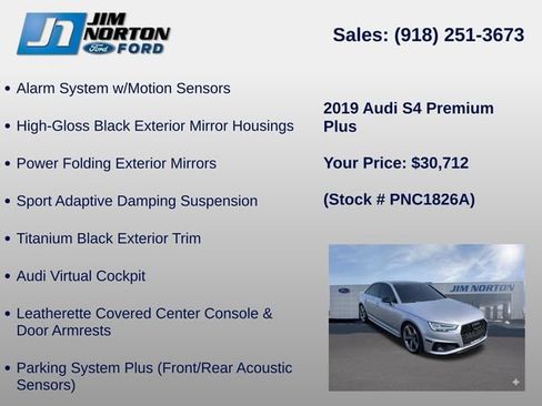 Used 2019 Audi S4 Premium Plus w/ Premium Plus Package AWD/4WD image 17