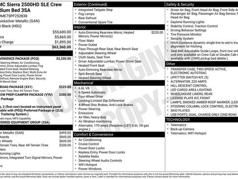 Used 2023 GMC Sierra 2500 SLE w/ SLE Convenience Package image 2