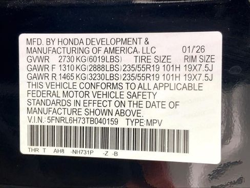 Used 2026 Honda Odyssey Sport-L image 34