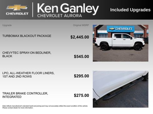 Used 2025 Chevrolet Silverado 1500 Custom Trail Boss w/ Turbomax Blackout Package image 6