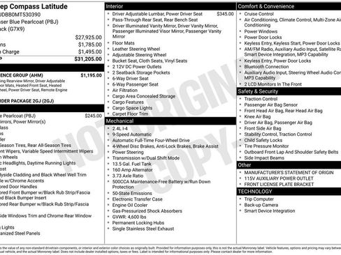 Certified 2021 Jeep Compass Latitude w/ Convenience Group image 39
