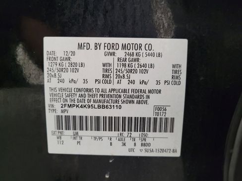 Used 2020 Ford Edge Titanium w/ Equipment Group 301A AWD/4WD image 33