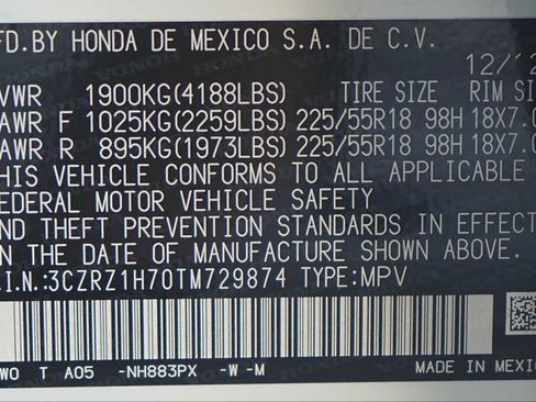 New 2026 Honda HR-V EX-L image 21