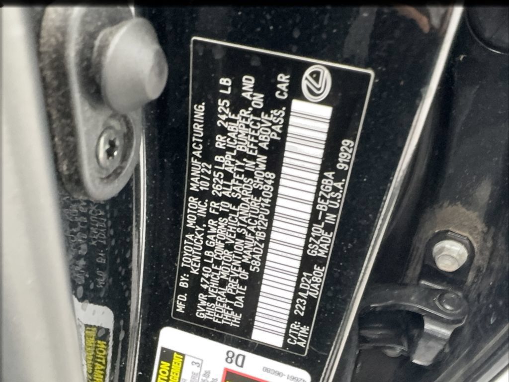 Used 2023 Lexus ES 350 w/ Premium Package FWD image 50