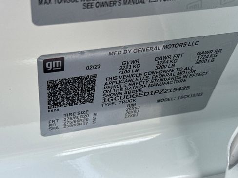 Certified 2023 Chevrolet Silverado 1500 LTZ image 36