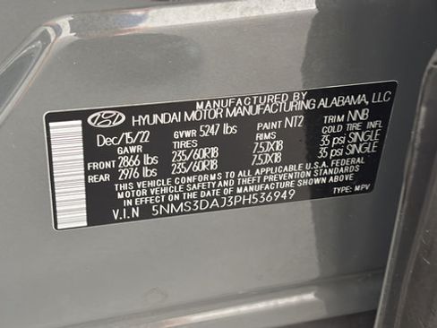 Used 2023 Hyundai Santa Fe SEL w/ Premium Package AWD/4WD image 31