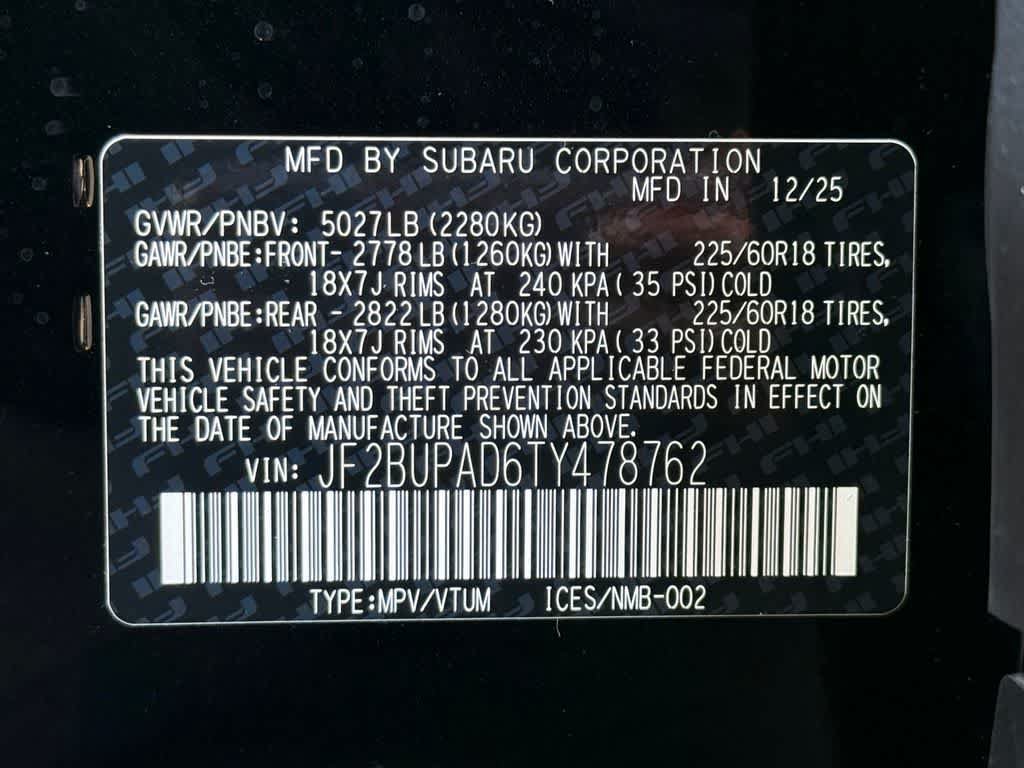New 2026 Subaru Outback Premium AWD/4WD image 21