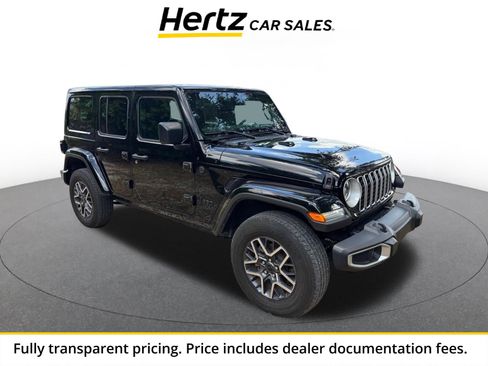 Used 2025 Jeep Wrangler Unlimited Sahara AWD/4WD image 1