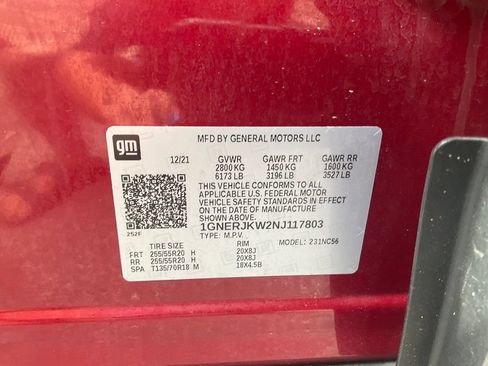 Used 2022 Chevrolet Traverse RS FWD image 18