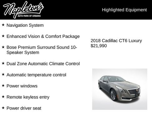 Used 2018 Cadillac CT6 Luxury image 4