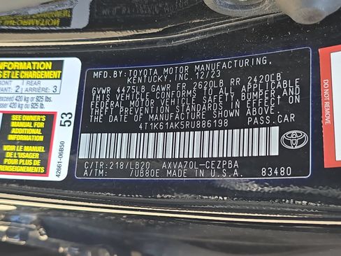 Used 2024 Toyota Camry XSE FWD image 34