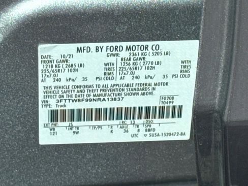 Used 2022 Ford Maverick XL w/ Equipment Group 100A Standard image 30