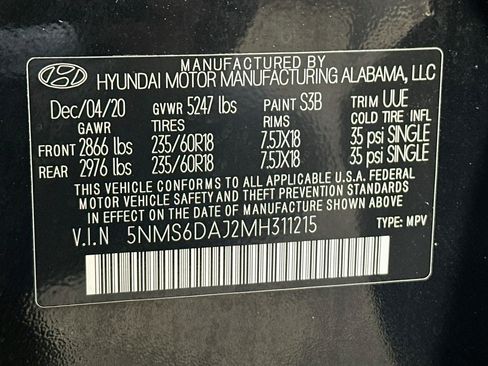 Used 2021 Hyundai Santa Fe SEL w/ Convenience Package AWD/4WD image 12