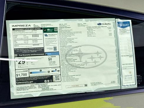 Used 2026 Subaru Impreza 2.0i Sport AWD/4WD image 24