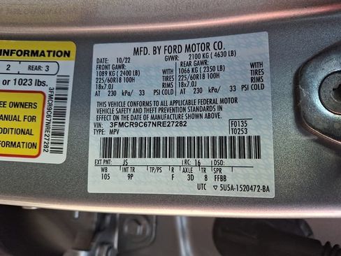 Used 2022 Ford Bronco Sport Outer Banks w/ Tech Package AWD/4WD image 26