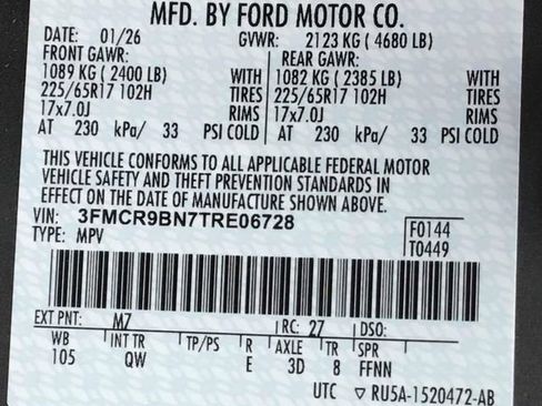 Used 2026 Ford Bronco Sport Big Bend w/ Convenience Package AWD/4WD image 12