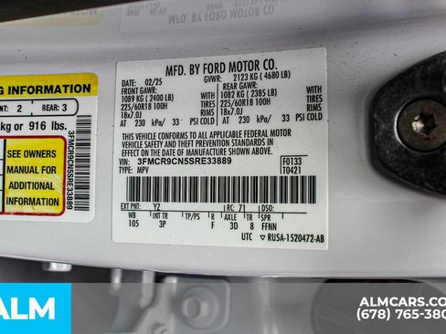 Used 2025 Ford Bronco Sport Outer Banks w/ Outer Banks Tech Package+ AWD/4WD image 40