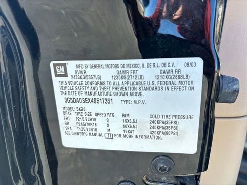 Used 2004 Buick Rendezvous CX w/ CXL Preferred Equipment Group image 28