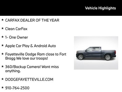 Used 2022 GMC Sierra 1500 Denali w/ Denali Reserve Package AWD/4WD image 5