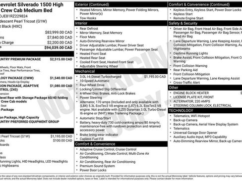 Used 2024 Chevrolet Silverado 1500 High Country w/ High Country Premium Package AWD/4WD image 5