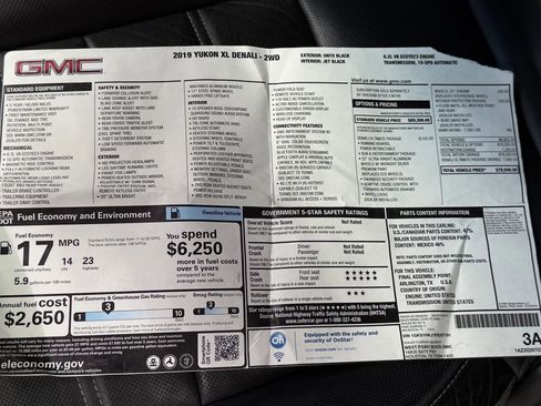 Used 2019 GMC Yukon XL Denali w/ Denali Ultimate Package image 4