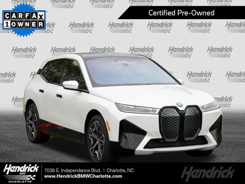 Certified 2024 BMW iX xDrive50 w/ Premium Package AWD/4WD image 1