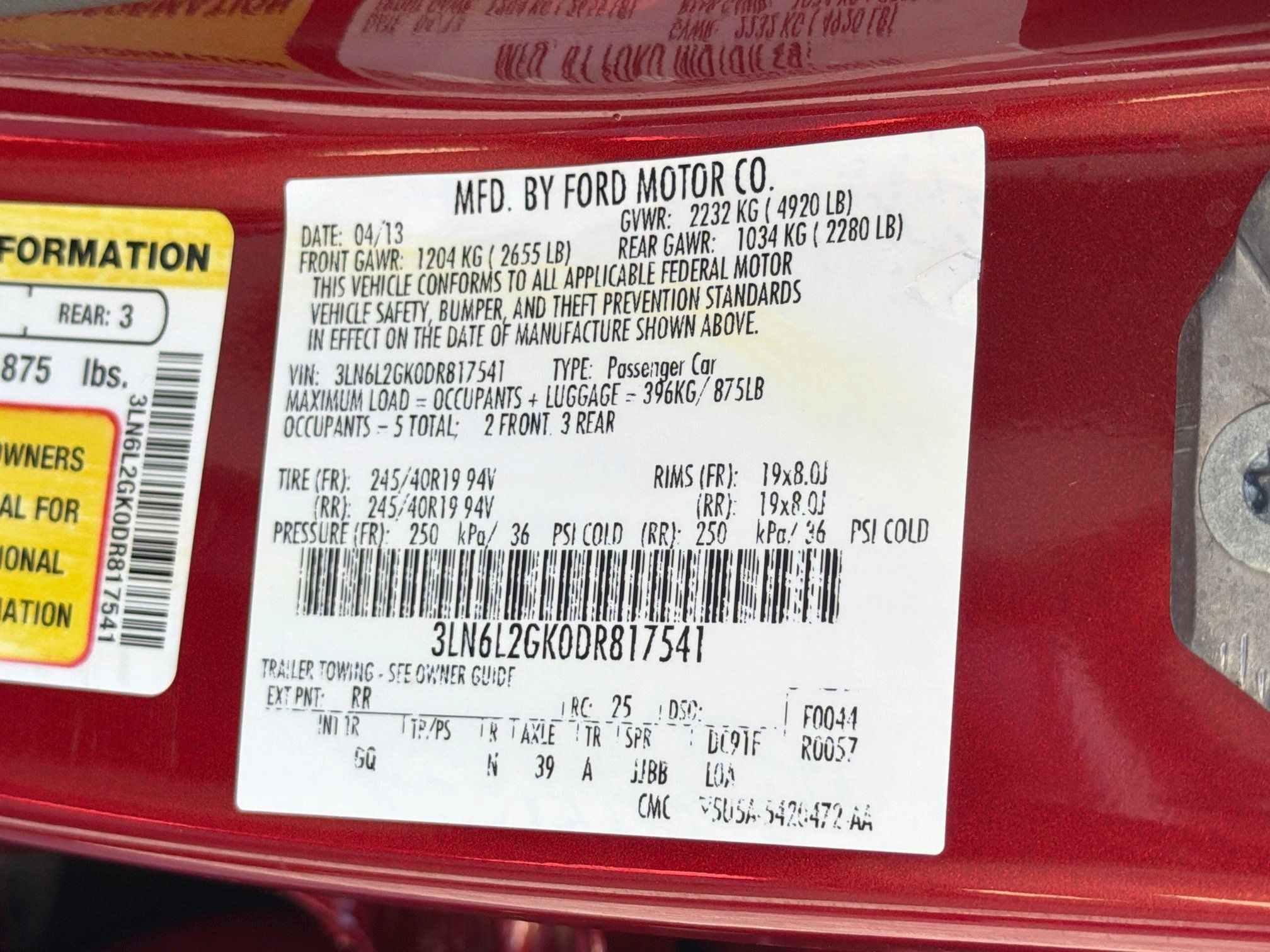 Used 2013 Lincoln MKZ FWD image 33