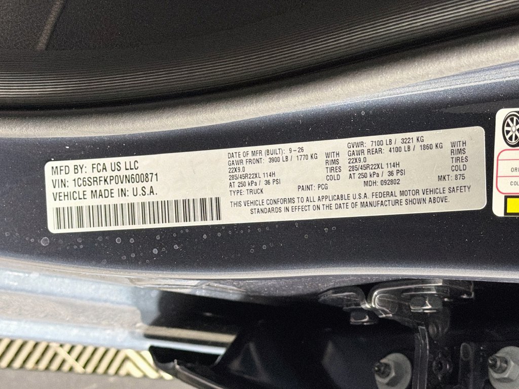 New 2027 RAM 1500 Tungsten AWD/4WD image 34