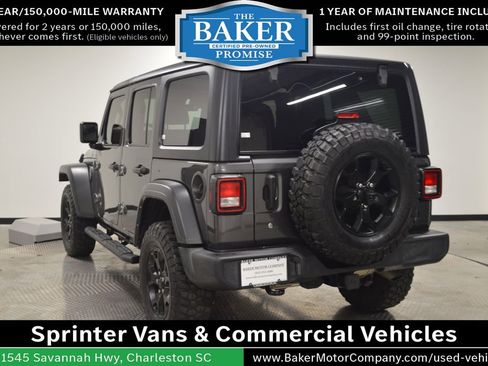 Used 2022 Jeep Wrangler Unlimited Sport AWD/4WD image 3