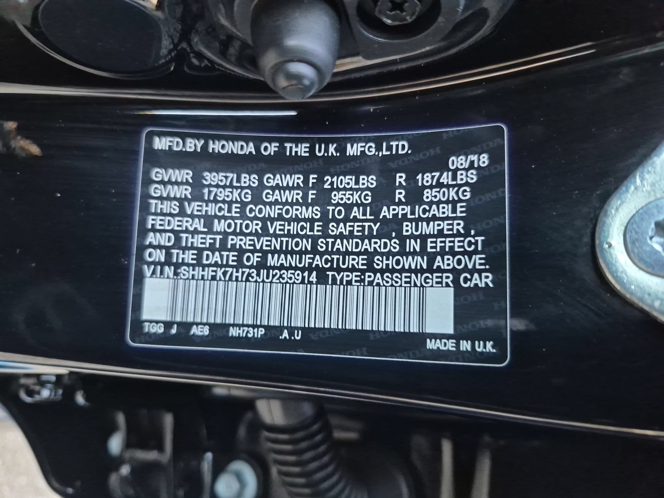Used 2018 Honda Civic EX-L image 35
