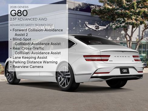 New 2026 Genesis G80 2.5T Advanced AWD/4WD image 11