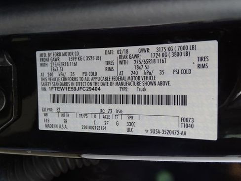 Used 2018 Ford F150 Lariat image 19