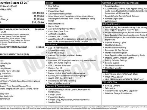 Certified 2022 Chevrolet Blazer LT image 50