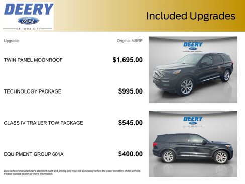 Certified 2023 Ford Explorer Platinum w/ Technology Package AWD/4WD image 11