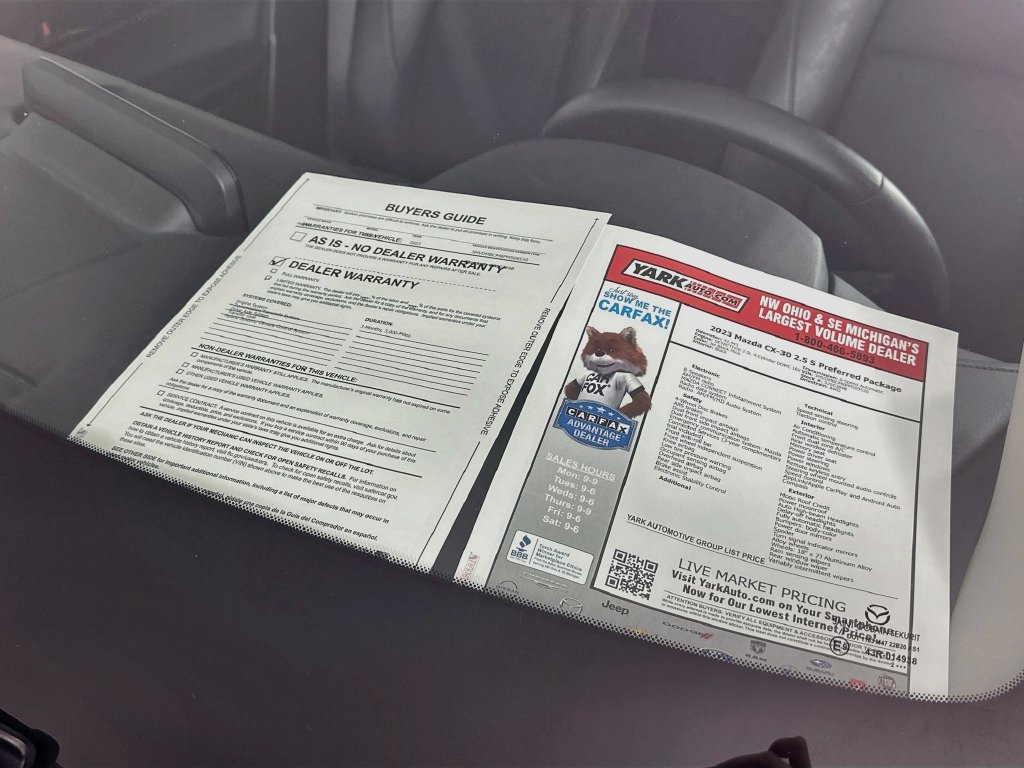 Used 2023 MAZDA CX-30 AWD 2.5 S w/ Preferred Package image 11