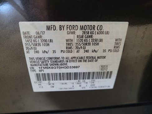 Used 2017 Ford Explorer Sport AWD/4WD image 33