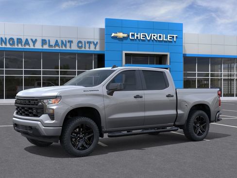 New 2026 Chevrolet Silverado 1500 Custom w/ Turbomax Blackout Package RWD image 2