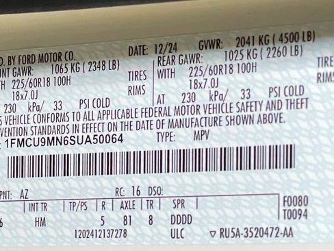 Used 2025 Ford Escape ST-Line w/ Tech Pack #1 image 44