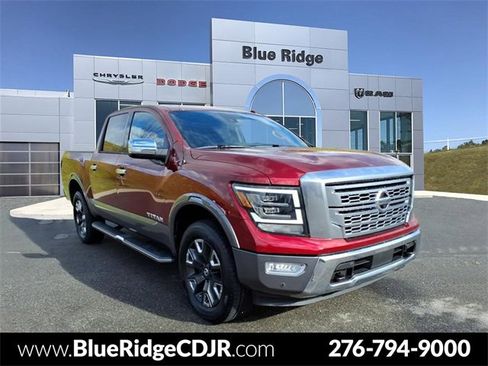 Used 2021 Nissan Titan Platinum Reserve w/ Off Road Protection Package image 1