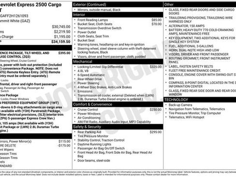 Used 2017 Chevrolet Express 2500 image 29